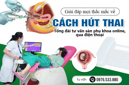 Giải đáp mọi thắc mắc về cách hút thai: Tổng đài tư vấn sản phụ khoa online, qua điện thoại