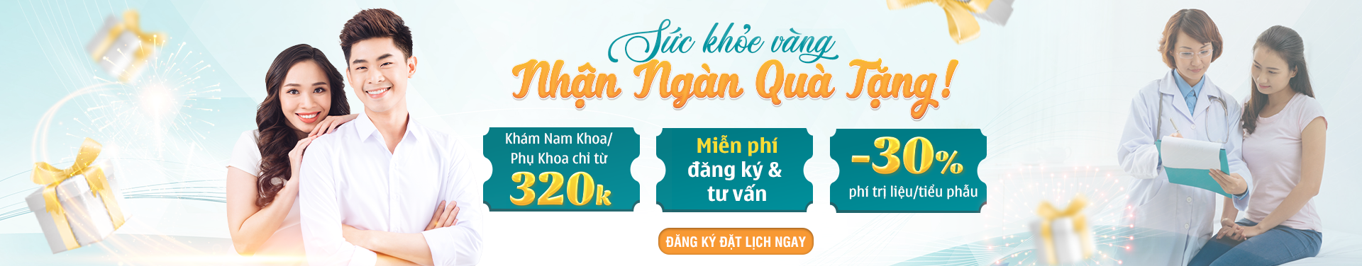 Ưu Đãi Gói Khám Bệnh Nam Giới - Phụ Khoa