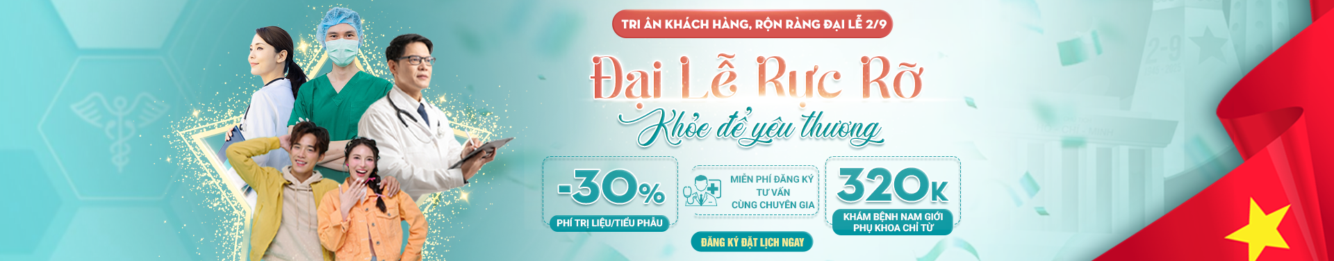 Ưu Đãi Gói Khám Bệnh Nam Giới - Phụ Khoa