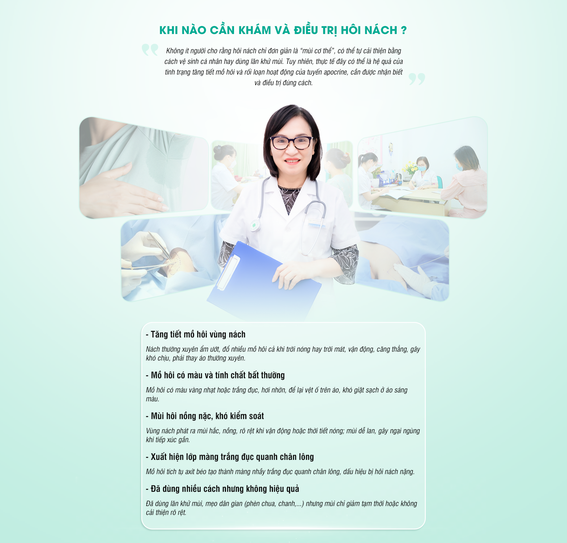 Ưu Đãi Bệnh Hôi Nách
