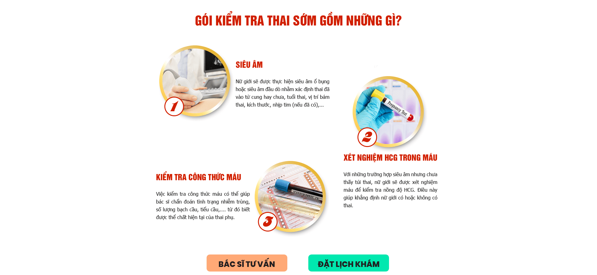 Ưu Đãi Gói Kiểm Kiểm Tra Thai