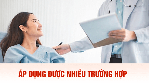 Áp dụng được nhiều trường hợp