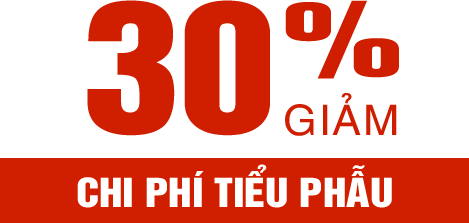 Giảm 30% chi phí tiểu phẫu