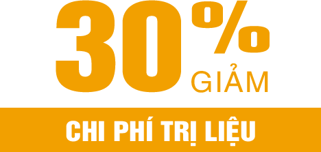 Giảm 30% phí trị liệu